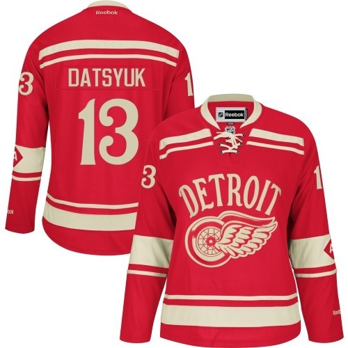 Women's Reebok Detroit Red Wings 13 Pavel Datsyuk Red 2014 Winter Classic Jersey - Premier Women's Reebok Detroit Red Wings 13 Pavel Datsyuk Red 2014 Winter Classic Jersey - Premier