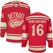 Men's Reebok Detroit Red Wings 16 Vladimir Konstantinov Red 2014 Winter Classic Jersey - Premier Men's Reebok Detroit Red Wings 16 Vladimir Konstantinov Red 2014 Winter Classic Jersey - Premier