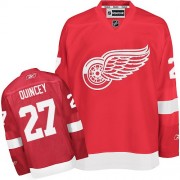 Men's Reebok Detroit Red Wings 27 Kyle Quincey Red Home Jersey - Authentic