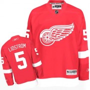Youth Reebok Detroit Red Wings 5 Nicklas Lidstrom Red Home Jersey - Authentic
