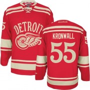 Men's Reebok Detroit Red Wings 55 Niklas Kronwall Red 2014 Winter Classic Jersey - Authentic