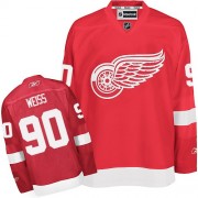 Men's Reebok Detroit Red Wings 90 Stephen Weiss Red Home Jersey - Authentic
