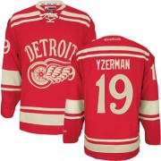 Youth Reebok Detroit Red Wings 19 Steve Yzerman Red 2014 Winter Classic Jersey - Authentic