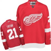 Men's Reebok Detroit Red Wings 21 Tomas Tatar Red Home Jersey - Authentic