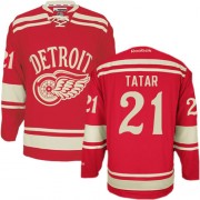 Men's Reebok Detroit Red Wings 21 Tomas Tatar Red 2014 Winter Classic Jersey - Authentic
