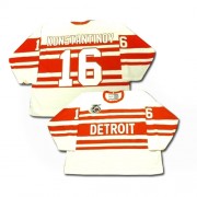 Men's CCM Detroit Red Wings 16 Vladimir Konstantinov White Throwback Jersey - Authentic
