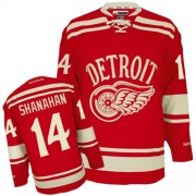 Men's Reebok Detroit Red Wings 14 Brendan Shanahan Red 2014 Winter Classic Jersey - Authentic