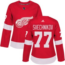 Women's Adidas Detroit Red Wings Evgeny Svechnikov Red Home Jersey - Authentic