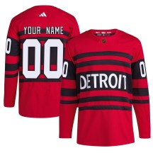 Youth Adidas Detroit Red Wings Custom Red Custom Reverse Retro 2.0 Jersey - Authentic