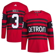 Youth Adidas Detroit Red Wings Justin Holl Red Reverse Retro 2.0 Jersey - Authentic