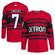 Youth Adidas Detroit Red Wings Ted Lindsay Red Reverse Retro 2.0 Jersey - Authentic