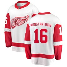 Men's Fanatics Branded Detroit Red Wings Vladimir Konstantinov White Away Jersey - Breakaway