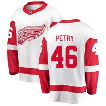 Men's Fanatics Branded Detroit Red Wings Jeff Petry White Away Jersey - Breakaway