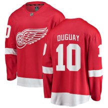 Men's Fanatics Branded Detroit Red Wings Ron Duguay Red Home Jersey - Breakaway