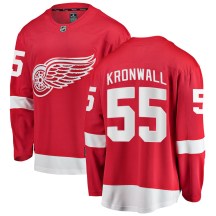 Men's Fanatics Branded Detroit Red Wings Niklas Kronwall Red Home Jersey - Breakaway