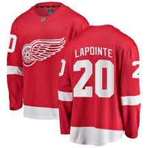 Men's Fanatics Branded Detroit Red Wings Martin Lapointe Red Home Jersey - Breakaway