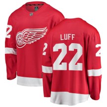 Men's Fanatics Branded Detroit Red Wings Matt Luff Red Home Jersey - Breakaway