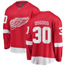 Men's Fanatics Branded Detroit Red Wings Chris Osgood Red Home Jersey - Breakaway