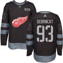 Youth Detroit Red Wings Alex DeBrincat Black 1917-2017 100th Anniversary Jersey - Authentic