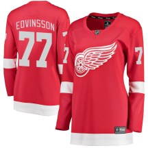 Women's Fanatics Branded Detroit Red Wings Simon Edvinsson Red Home Jersey - Breakaway Women's Fanatics Branded Detroit Red Wings Simon Edvinsson Red Home Jersey - Breakaway