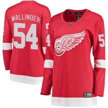 Women's Fanatics Branded Detroit Red Wings William Wallinder Red Home Jersey - Breakaway Women's Fanatics Branded Detroit Red Wings William Wallinder Red Home Jersey - Breakaway