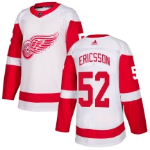 Youth Adidas Detroit Red Wings Jonathan Ericsson White Jersey - Authentic
