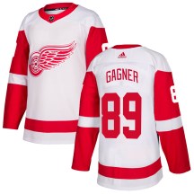 Youth Adidas Detroit Red Wings Sam Gagner White ized Jersey - Authentic