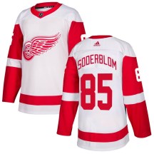 Youth Adidas Detroit Red Wings Elmer Soderblom White Jersey - Authentic