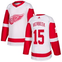 Youth Adidas Detroit Red Wings Pat Verbeek White Jersey - Authentic