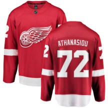Men's Fanatics Branded Detroit Red Wings Andreas Athanasiou Red Home Jersey - Breakaway