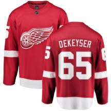 Men's Fanatics Branded Detroit Red Wings Danny DeKeyser Red Home Jersey - Breakaway