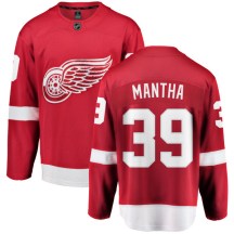 Men's Fanatics Branded Detroit Red Wings Anthony Mantha Red Home Jersey - Breakaway