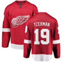Men's Fanatics Branded Detroit Red Wings Steve Yzerman Red Home Jersey - Breakaway