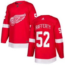 Youth Adidas Detroit Red Wings Brogan Rafferty Red Home Jersey - Authentic