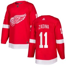 Youth Adidas Detroit Red Wings Filip Zadina Red Home Jersey - Authentic
