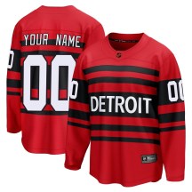 Youth Fanatics Branded Detroit Red Wings Custom Red Custom Special Edition 2.0 Jersey - Breakaway