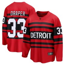 Youth Fanatics Branded Detroit Red Wings Kris Draper Red Special Edition 2.0 Jersey - Breakaway