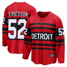 Youth Fanatics Branded Detroit Red Wings Jonathan Ericsson Red Special Edition 2.0 Jersey - Breakaway