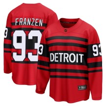 Youth Fanatics Branded Detroit Red Wings Johan Franzen Red Special Edition 2.0 Jersey - Breakaway