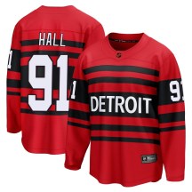 Youth Fanatics Branded Detroit Red Wings Curtis Hall Red Special Edition 2.0 Jersey - Breakaway