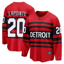 Youth Fanatics Branded Detroit Red Wings Martin Lapointe Red Special Edition 2.0 Jersey - Breakaway