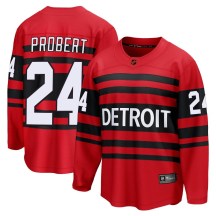 Youth Fanatics Branded Detroit Red Wings Bob Probert Red Special Edition 2.0 Jersey - Breakaway