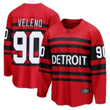 Youth Fanatics Branded Detroit Red Wings Joe Veleno Red Special Edition 2.0 Jersey - Breakaway