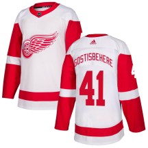 Men's Adidas Detroit Red Wings Shayne Gostisbehere White Jersey - Authentic