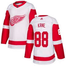 Men's Adidas Detroit Red Wings Patrick Kane White Jersey - Authentic