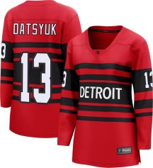 Women's Fanatics Branded Detroit Red Wings Pavel Datsyuk Red Special Edition 2.0 Jersey - Breakaway