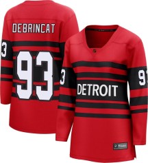 Women's Fanatics Branded Detroit Red Wings Alex DeBrincat Red Special Edition 2.0 Jersey - Breakaway