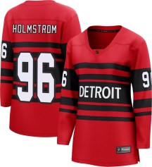 Women's Fanatics Branded Detroit Red Wings Tomas Holmstrom Red Special Edition 2.0 Jersey - Breakaway