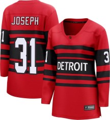 Women's Fanatics Branded Detroit Red Wings Curtis Joseph Red Special Edition 2.0 Jersey - Breakaway