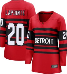 Women's Fanatics Branded Detroit Red Wings Martin Lapointe Red Special Edition 2.0 Jersey - Breakaway